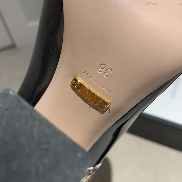 Gucci authentic snake print high heels with a bow - Picture 7 of 8